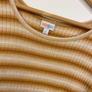 LuLa Roe Size XL Yellow High Low Dress